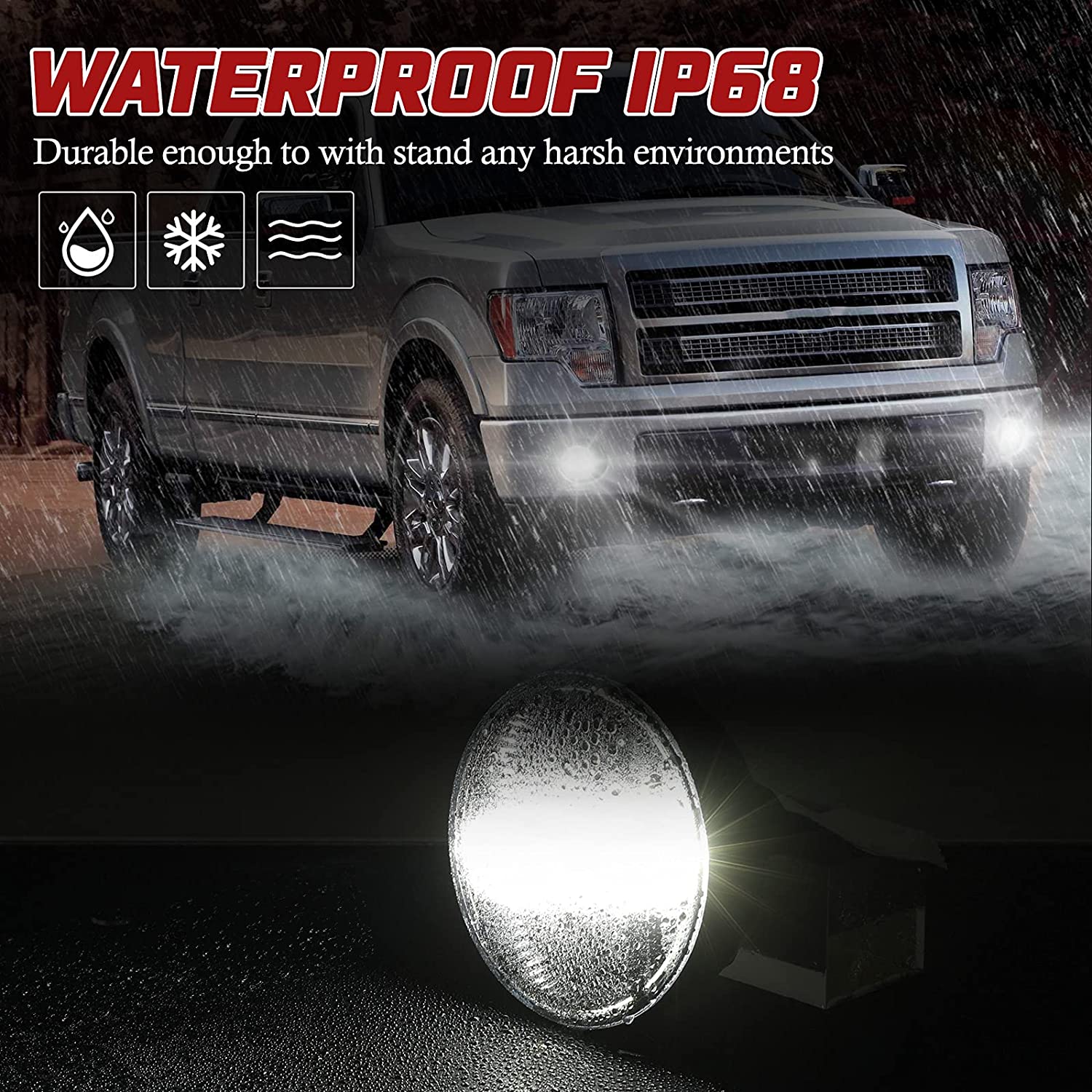 4.5" inch Ford Led Round Work Light F150 2009-2014