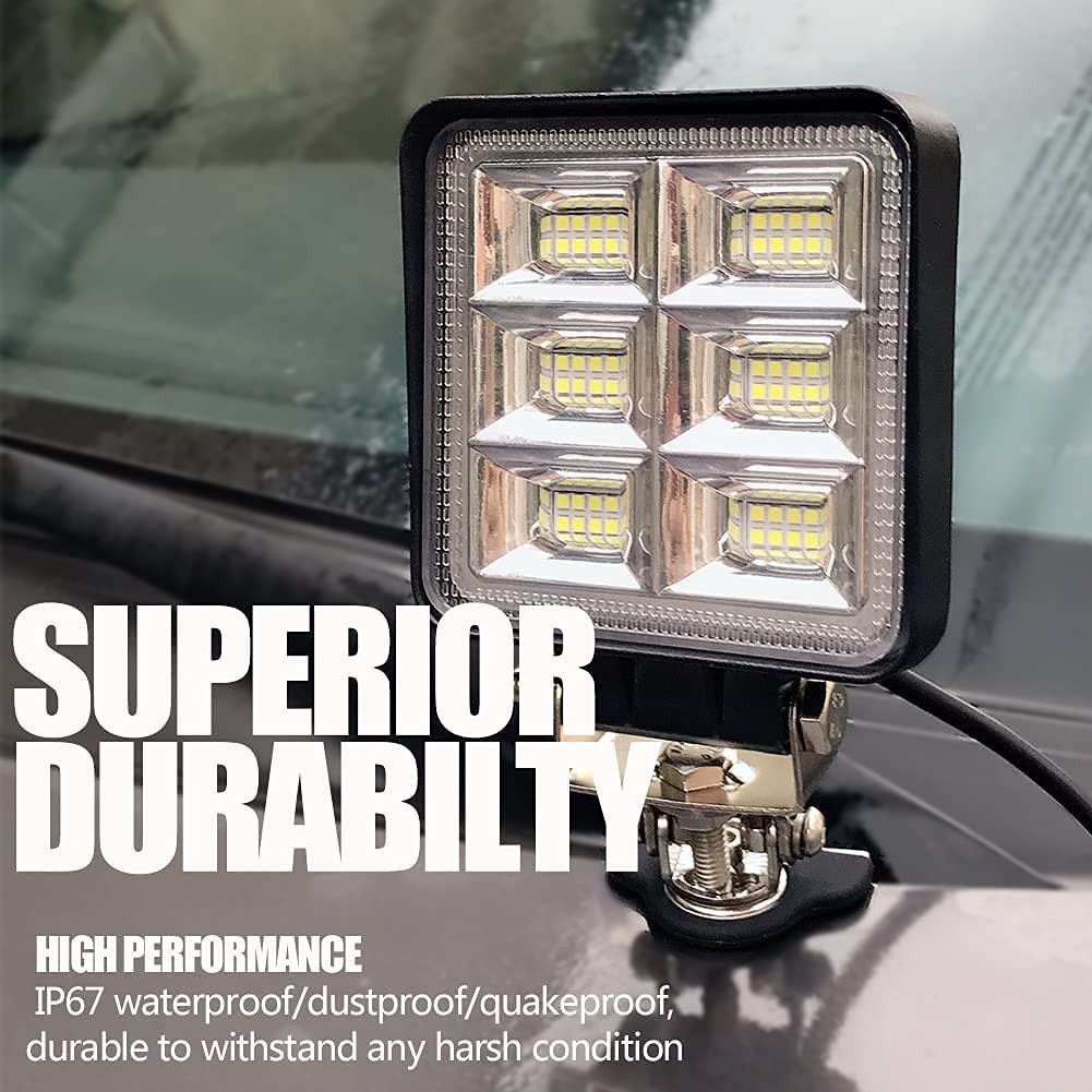 4 Inch Square LED Driving Work Lights 