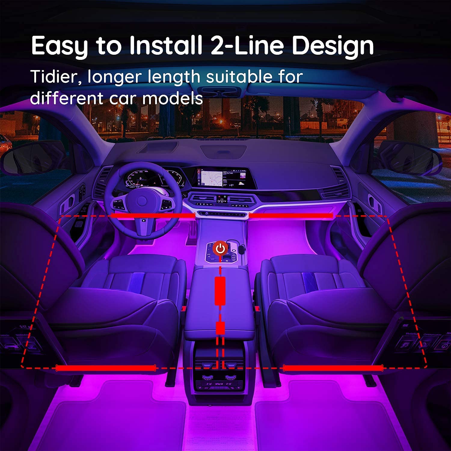 Automotive Smart Interior Car Lights