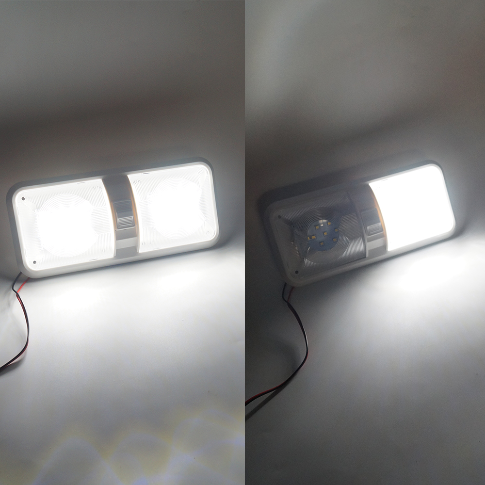 LED Interior Double Dome RV Light 