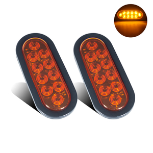 Oval led truck tail light with Grommet 