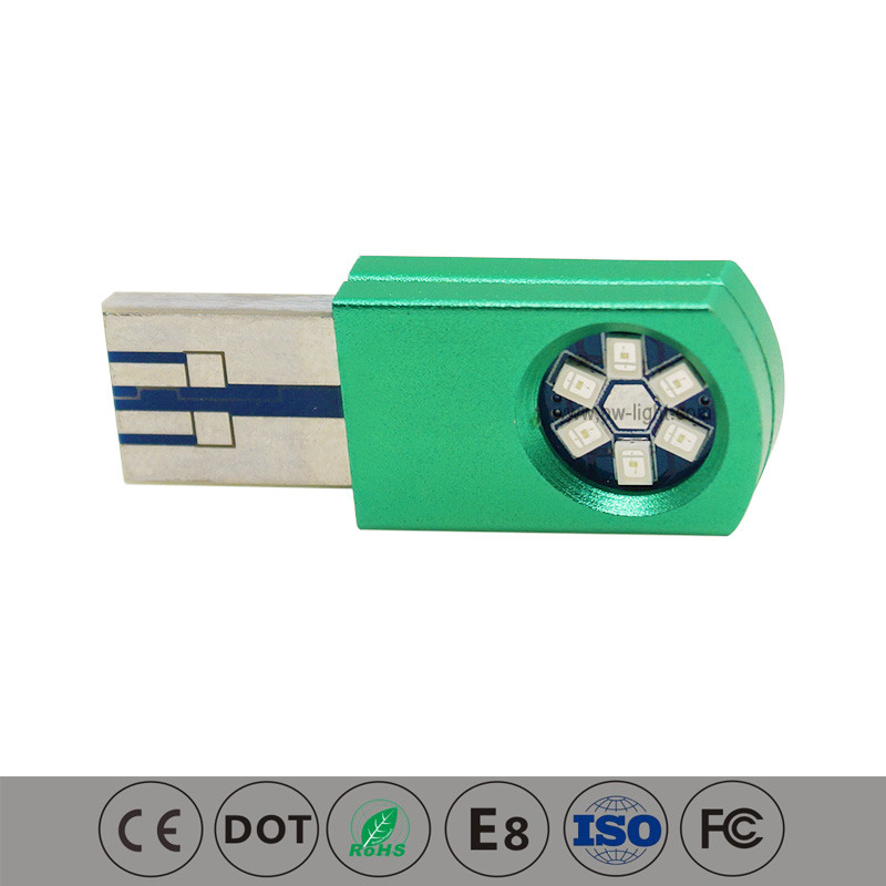 T10 Canbus Led Green Indicator Bulb for Car Lights