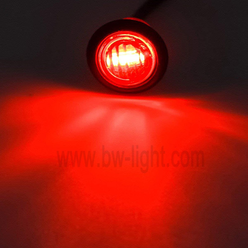 round red Led Side Marker Light for cars