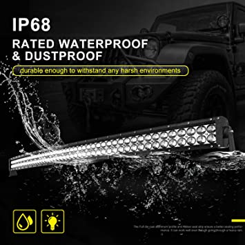 500W 52 Inch IP68 Waterproof LED Light Bar 