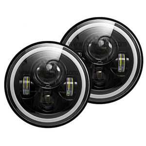 Round Headlights Ring Angel Eyes led work Lights for jeep