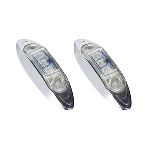 LED Truck Clearance Marker Light with Chrome 