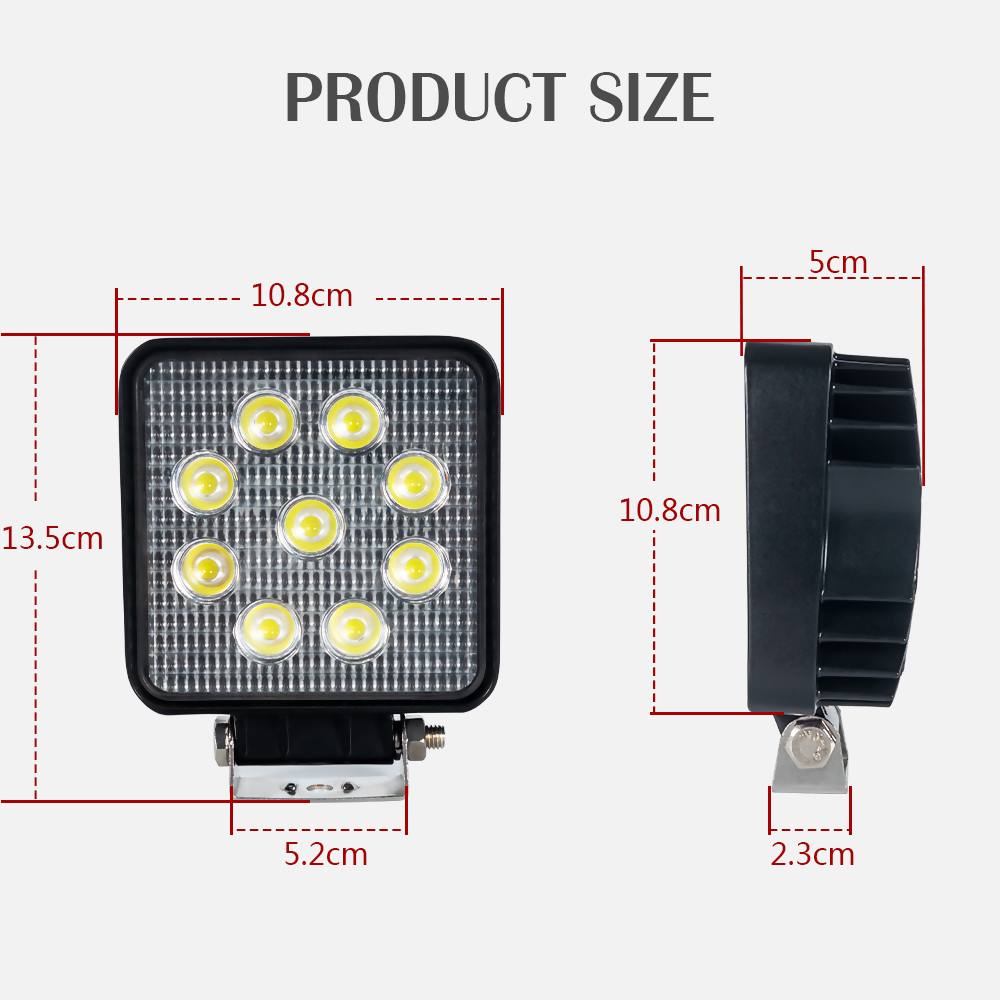 Yellow Round 4.5"inch LED Truck Driving Light